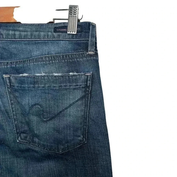 Citizens of Humanity Avedon Low Rise Skinny Leg Blue Denim Jeans Size 27 - Picture 3 of 9